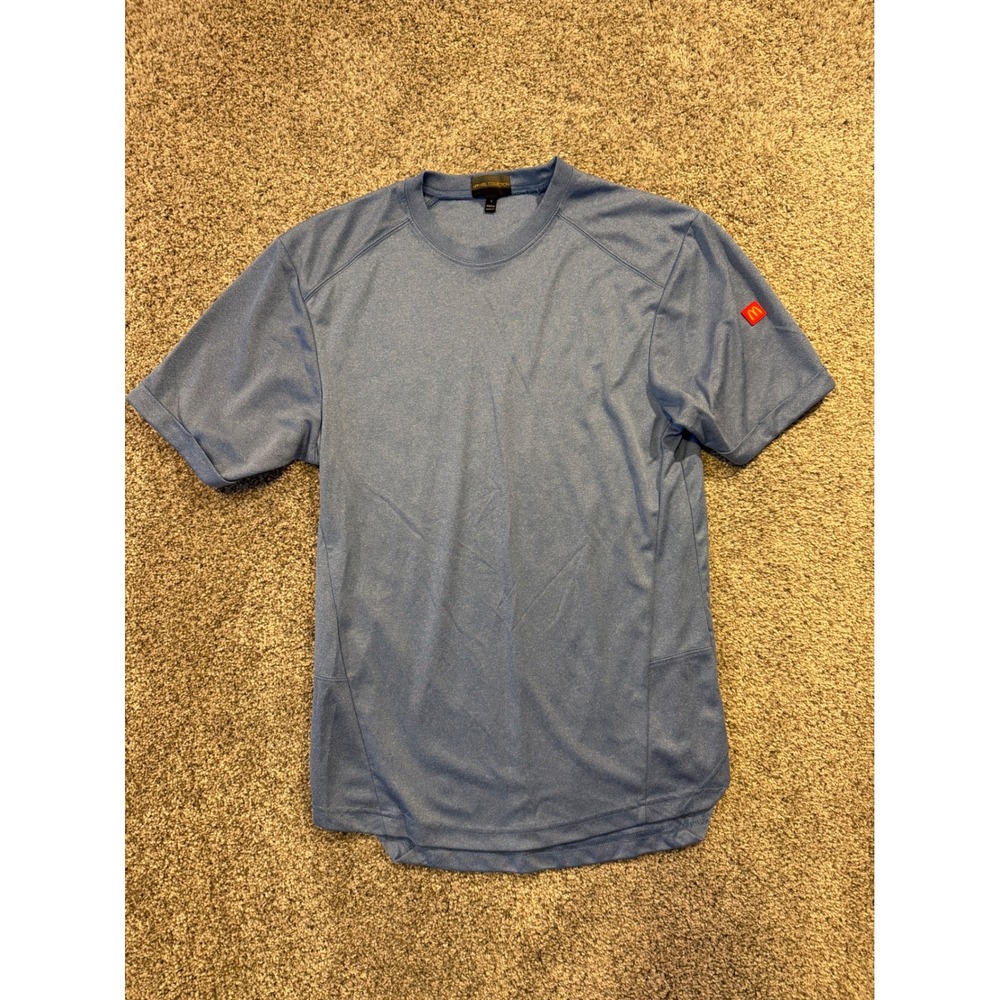 McDonald's T-Shirt Mens Small Blue MC309 Apparel Collection Uniform Performance